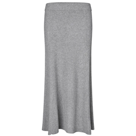 Dea Kudibal Gabbydea Strik Nederdel, Grey Melange
